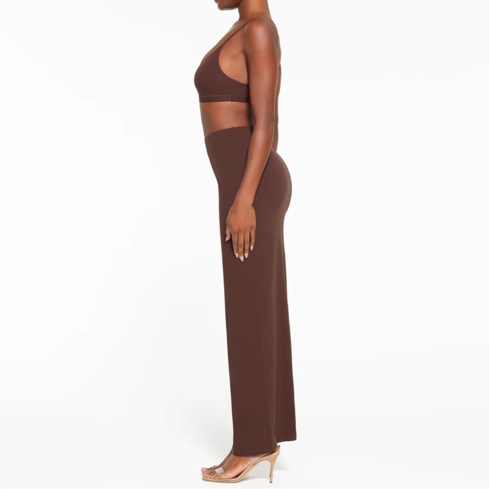 SKIMS Fits EVERYBODY LONG SKIRT DARK COCOA SIZE 2X